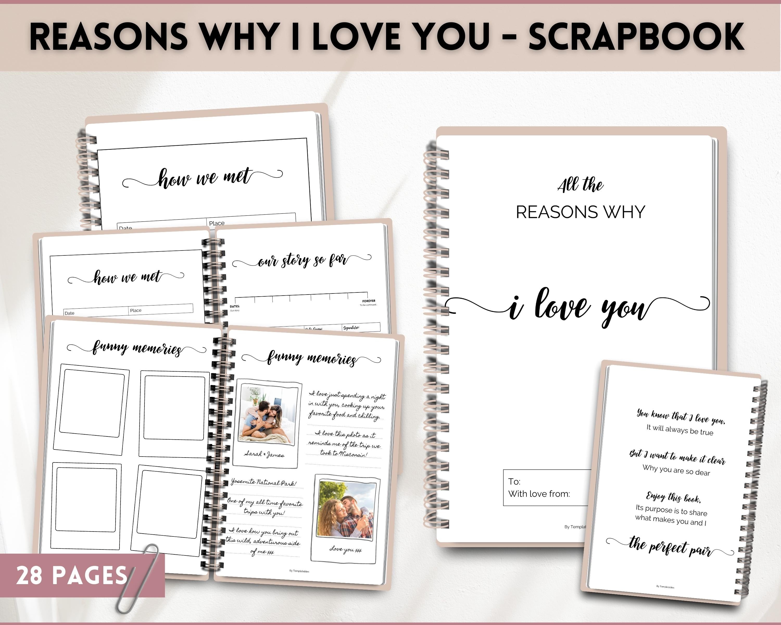 Gift Ideas: The Story of Us  Anniversary scrapbook, Anniversary scrapbook  1 year, Boyfriend scrapbook