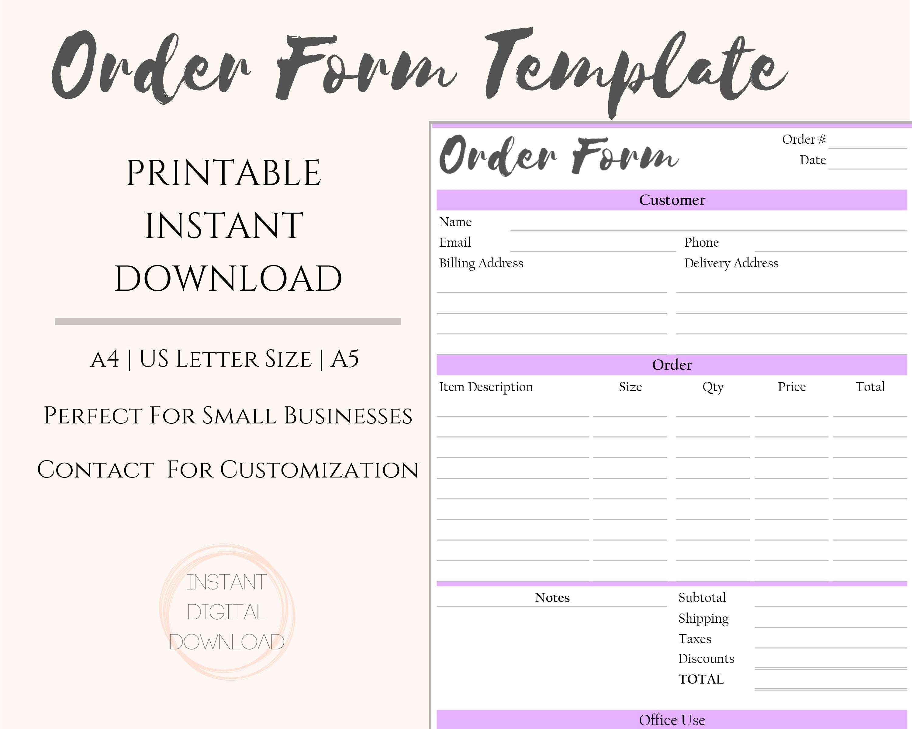 small business forms templates free