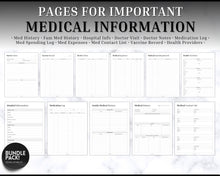 Load image into Gallery viewer, Just in Case Binder | The Ultimate Emergency Binder for your Household! In case of emergency, what if, in case of death &amp; end of life planner
