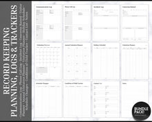 Load image into Gallery viewer, Child Custody Binder | Includes Child Custody Journal, Printable Child Custody Planner, Co-parenting Calendar, Divorce Planner &amp; Communication Log
