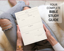 Load image into Gallery viewer, Bible Study Guide BUNDLE | Packed with 90 Bible Study Journal Templates, Soap Bible Study Notes, Sermon Verse Mapping, Christian Prayer &amp; Bible Journaling
