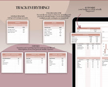 Load image into Gallery viewer, Budget by Paycheck Google Sheets Spreadsheet | Biweekly Zero Based Budget Tracker | Lux
