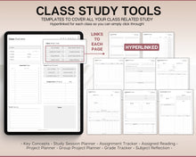 Load image into Gallery viewer, Digital Student 2024 - 2025 Academic Planner | Study Planner, College &amp; School Planner for GoodNotes &amp; iPad
