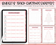 Load image into Gallery viewer, 2024 Digital Christmas Planner | Xmas Holiday Checklist, Shopping List, To Do List for GoodNotes &amp; iPad | Pink
