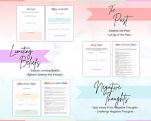 Load image into Gallery viewer, Self Therapy Journal Printable | 30+ Pages of Self-Therapy Workbook, Based on CBT, Guided Journal Prompts, Printable Worksheets, Shadow Work and Mindfulness |  Pastel Brit
