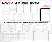 Load image into Gallery viewer, 2024 RICH GIRL Digital Budget Planner | 2024 GoodNotes Planner &amp; Daily Weekly Monthly Budget | For Expenses &amp; Financial Spending Income Savings Debt | Colorful
