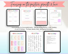 Load image into Gallery viewer, Self Therapy Journal! Your DIGITAL Self-Therapy Workbook, CBT, Guided Journal Prompts, Worksheets, Shadow Work, Mindfulness on GoodNotes and iPad | Pastel Briot
