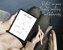 Load image into Gallery viewer, Self Therapy Journal! Your DIGITAL Self-Therapy Workbook, CBT, Guided Journal Prompts, Worksheets, Shadow Work, Mindfulness on GoodNotes and iPad | Pastel Briot
