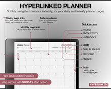 Load image into Gallery viewer, 2024 &amp; 2025 DAILY Planner forKindle Scribe | Hyperlinked Digital Planner &amp; Templates for the Kindle Scribe
