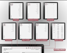 Load image into Gallery viewer, 2025 DAILY Planner forKindle Scribe | Hyperlinked Digital Planner &amp; Templates for the Kindle Scribe
