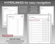 Load image into Gallery viewer, Digital To Do List, Supernote Template, Digital Task List, Brain Dump Template, Supernote Planner, a5x a6x, Template for Supernote
