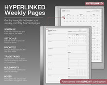 Load image into Gallery viewer, 2025 Weekly Planner for reMarkable tablet | 2025 Digital Planner for reMarkable | Weekly Schedule, Calendar, To do list &amp; Task list
