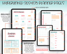 Load image into Gallery viewer, Digital Teacher Planner - 2024 &amp; 2025 Academic Planner | GoodNotes Homeschool Lesson Plan Template for iPad | Colorful Sky
