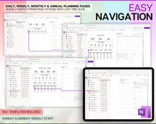 Load image into Gallery viewer, 2025 OneNote Digital Planner | OneNote Template for Daily, Weekly &amp; Monthly Planning | Colorful
