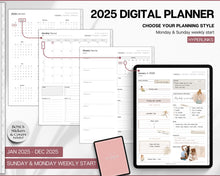 Load image into Gallery viewer, All Access Digital Planner BUNDLE! 15+ GoodNotes Planners | 2025 Daily Weekly Planner | Undated | Perfect for Student, Notebook, Fitness, Travel, Budget, iPad &amp; ADHD | Mono
