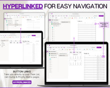 Load image into Gallery viewer, OneNote To Do List Template | Packed with Hyperlinked To Do List for One Note, Digital Task List, Brain Dump Template, ADHD to do list &amp; Minimalist List
