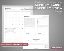 Load image into Gallery viewer, 2025 Monthly Planner for Supernote | Hyperlinked Digital Planner for Calendar, Schedule &amp; a5x a6x Supernote Planner | Perfect Template for Supernote
