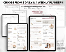 Load image into Gallery viewer, All Access Digital Planner BUNDLE! 15+ GoodNotes Planners | 2025 Daily Weekly Planner | Undated | Perfect for Student, Notebook, Fitness, Travel, Budget, iPad &amp; ADHD | Mono
