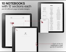 Load image into Gallery viewer, 2025 DAILY Planner forKindle Scribe | Hyperlinked Digital Planner &amp; Templates for the Kindle Scribe
