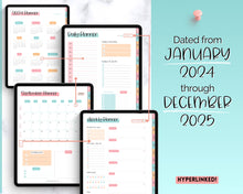 Load image into Gallery viewer, Digital Teacher Planner - 2024 &amp; 2025 Academic Planner | GoodNotes Homeschool Lesson Plan Template for iPad | Colorful Sky
