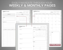 Load image into Gallery viewer, 2025 Supernote WEEKLY Planner | Packed with Supernote Template, Hyperlinked Digital Planner for Calendar &amp; Schedule | Perfect for a5x &amp; a6x
