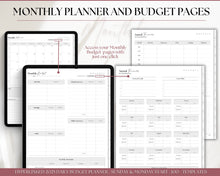 Load image into Gallery viewer, 2025 RICH GIRL Digital Budget Planner | 2024 GoodNotes Planner &amp; Daily Weekly Monthly Budget | For Expenses &amp; Financial Spending Income Savings Debt | Mono
