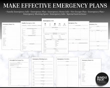 Load image into Gallery viewer, Just in Case Binder | The Ultimate Emergency Binder for your Household! In case of emergency, what if, in case of death &amp; end of life planner
