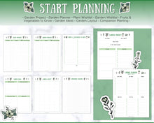 Load image into Gallery viewer, 2024 Garden Planner | Gardening Planner With Plant Journal, Planting Calendar, Plant Care, Seed Starting, Garden Book &amp; Plant Notes | Green
