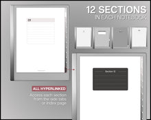 Load image into Gallery viewer, Digital Notebook for the reMarkable | 40+ Hyperlinked Cornell, Lined, Dotted, Grid Page Templates
