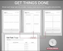 Load image into Gallery viewer, Digital To Do List, Supernote Template, Digital Task List, Brain Dump Template, Supernote Planner, a5x a6x, Template for Supernote
