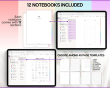 Load image into Gallery viewer, 2025 OneNote Digital Planner | OneNote Template for Daily, Weekly &amp; Monthly Planning | Colorful
