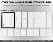 Load image into Gallery viewer, 2025 DAILY Planner forKindle Scribe | Hyperlinked Digital Planner &amp; Templates for the Kindle Scribe
