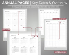 Load image into Gallery viewer, 2025 Supernote WEEKLY Planner | Packed with Supernote Template, Hyperlinked Digital Planner for Calendar &amp; Schedule | Perfect for a5x &amp; a6x
