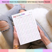 Load image into Gallery viewer, Reading Journal for Book Lovers | Log Book to Summarize, Review and Rate the Books you&#39;ve Read | A5 Pastel Rainbow
