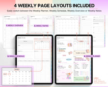 Load image into Gallery viewer, 2025 Colorful Digital Planner | Daily, Weekly, Monthly Planner for iPad &amp; GoodNotes
