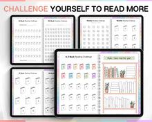 Load image into Gallery viewer, 2024 Digital Reading Planner | Your Digital Reading Journal, Digital Planner, Book Journal, Reading Log, Book Tracker &amp; Weekly Review | Perfect for GoodNotes
