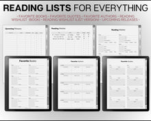 Load image into Gallery viewer, Digital Reading Journal | Templates made for the Kindle Scribe with Digital Reading Planner, Digital Book Journal, Reading Log, Book Tracker, Book Review
