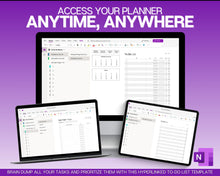 Load image into Gallery viewer, OneNote To Do List Template | Packed with Hyperlinked To Do List for One Note, Digital Task List, Brain Dump Template, ADHD to do list &amp; Minimalist List
