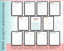 Load image into Gallery viewer, Digital Teacher Planner - 2024 &amp; 2025 Academic Planner | GoodNotes Homeschool Lesson Plan Template for iPad | Colorful Sky
