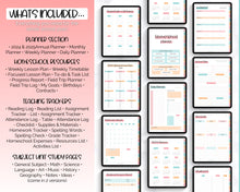 Load image into Gallery viewer, 2024 - 2025 Homeschool Digital GoodNotes Planner | iPad Lesson Plan Template for Home School Teacher
