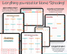 Load image into Gallery viewer, 2024 - 2025 Homeschool Digital GoodNotes Planner | iPad Lesson Plan Template for Home School Teacher
