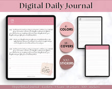 Load image into Gallery viewer, Digital 5 Year Journal | GoodNotes Hyperlinked 365 Day Digital Planner | iPad Diary | Bundle 2
