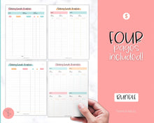 Load image into Gallery viewer, Sinking Funds Tracker BUNDLE | Printable Savings, Budget &amp; Finance Trackers | Colorful Sky
