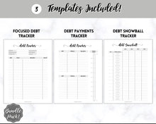 Load image into Gallery viewer, DEBT TRACKER, Debt Snowball, Debt Payoff Tracker Printable | Dave Ramsey Debt Free Tracker | Swash
