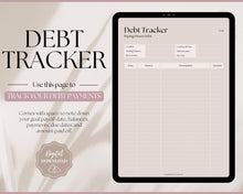 Load image into Gallery viewer, DEBT TRACKER, Debt Snowball, Debt Payoff Tracker Printable | Dave Ramsey Debt Free Tracker | Lux
