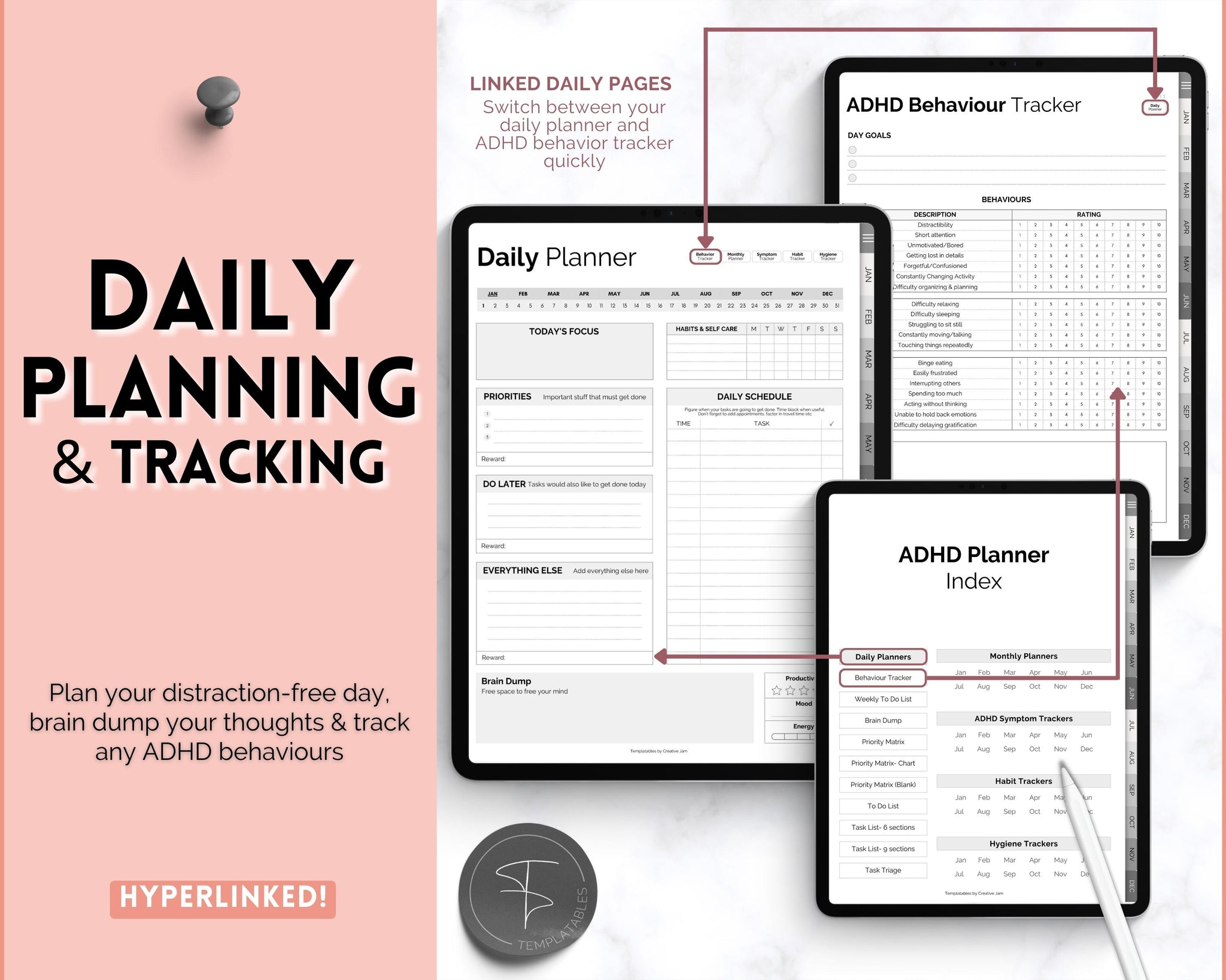 Smart Planner System by Moleskine: ADHD Product Recommendations