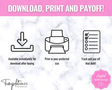 Load image into Gallery viewer, DEBT TRACKER, Debt Snowball, Debt Payoff Tracker Printable | Dave Ramsey Debt Free Tracker | Brit Pink
