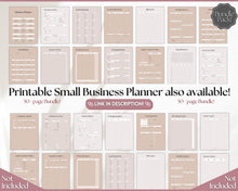 Load image into Gallery viewer, Digital Small Business Planner | GoodNotes Undated Digital Trackers for Entrepreneurs | Social Media, Finance Planner | Lux
