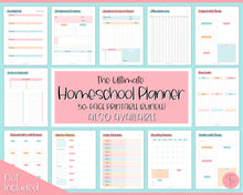 Load image into Gallery viewer, FREE - Weekly Timetable, Homeschool, To Do List Printable, Undated Schedule, Productivity Template | Colorful Sky
