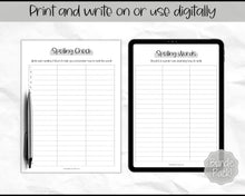 Load image into Gallery viewer, Spelling Practice Worksheet Templates for Spelling Word Tests | Mono

